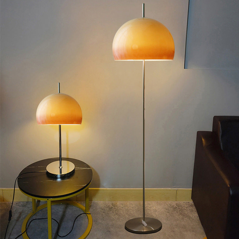 Moderne Retro Pilz Glas Licht Stehen Lampe Für Wohnzimmer