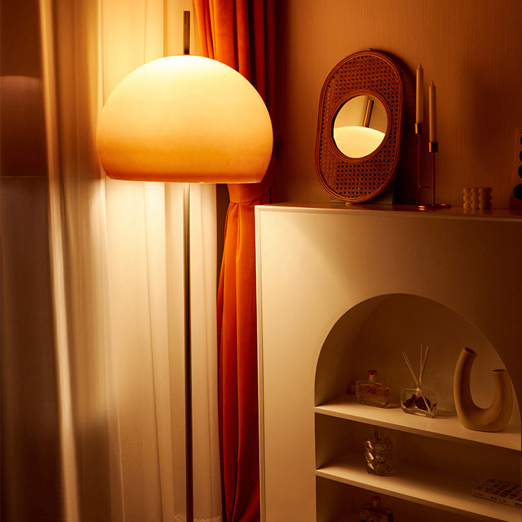 Moderne Retro Pilz Glas Licht Stehen Lampe Für Wohnzimmer