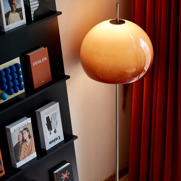 Moderne Retro Pilz Glas Licht Stehen Lampe Für Wohnzimmer