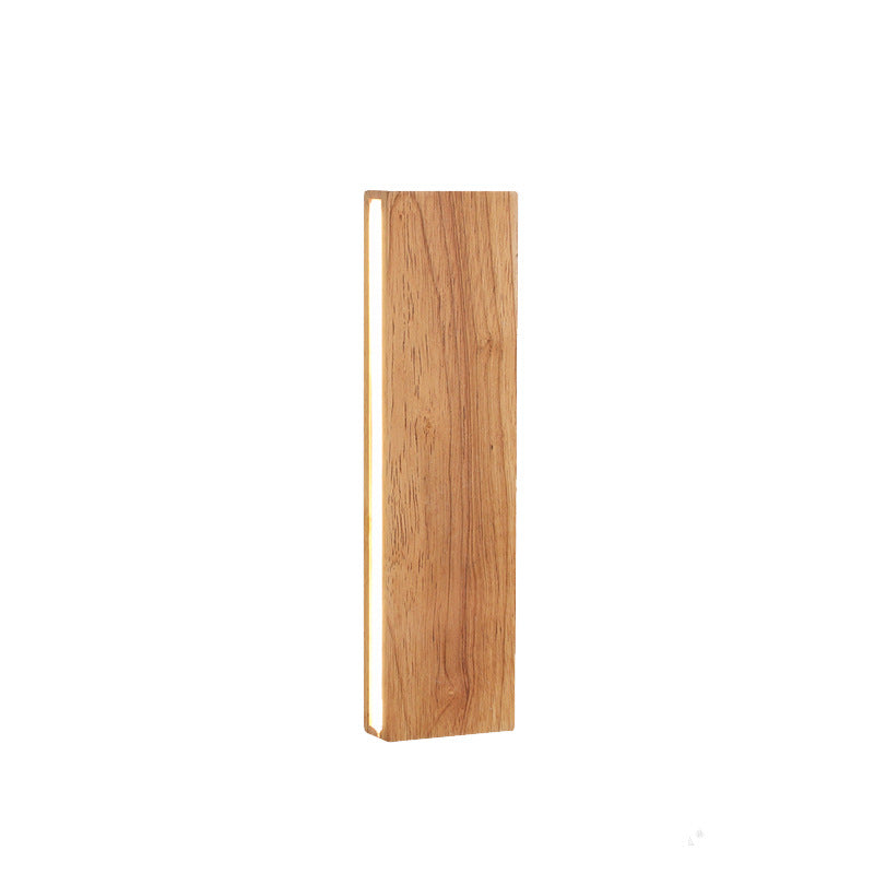 Japanese Minimalist Rotatable Log LED Wall Sconce Lamp