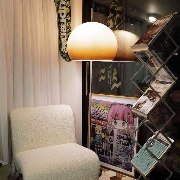 Moderne Retro Pilz Glas Licht Stehen Lampe Für Wohnzimmer