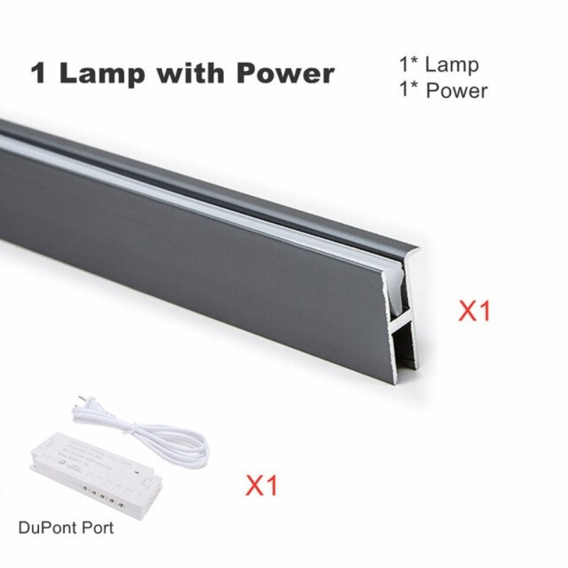 Ultra-Thin Aluminum LED Cabinet Light Bar – Sleek & Hidden Under-Shelf Lighting Kit