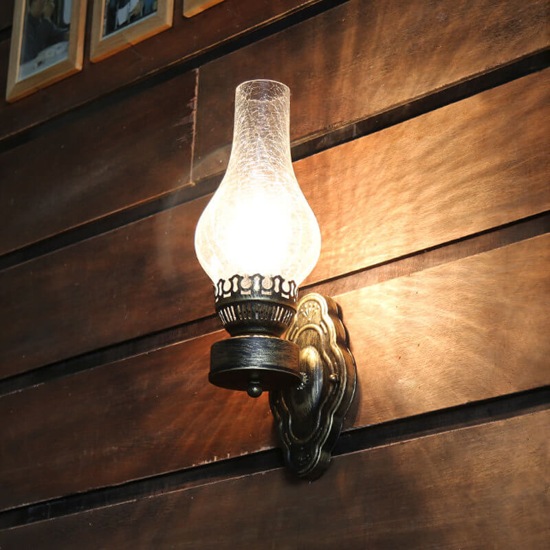 Vintage Kerosene Wall Sconce Lamp