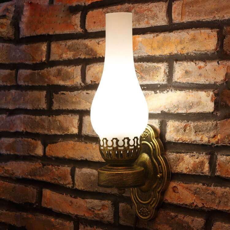 Vintage Kerosene Wall Sconce Lamp