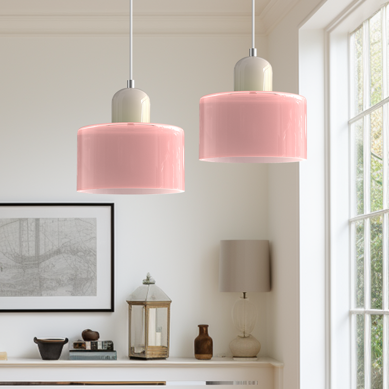 Small Glass Pendant Light