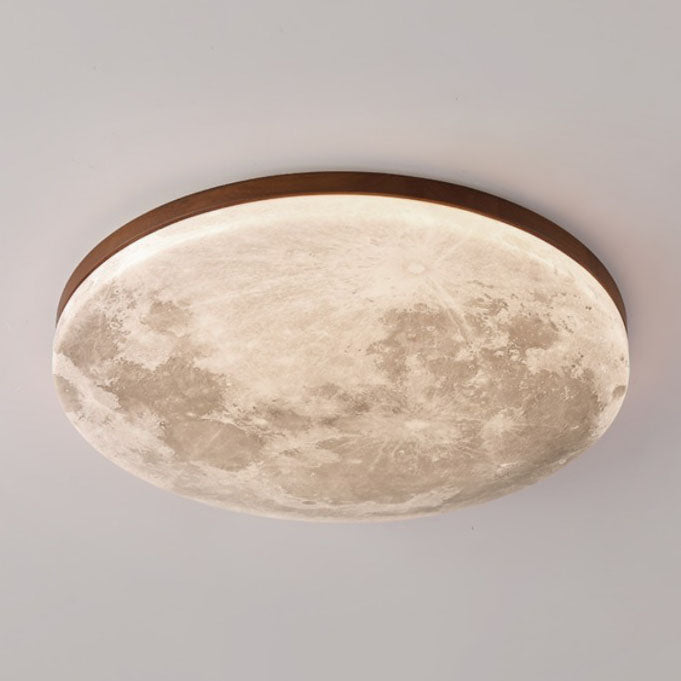 Nordic Minimalist Moon Acrylic LED Mount Ceiling Light