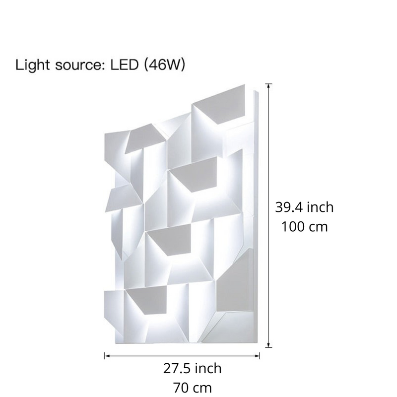Geometric Mural Wall Lamp