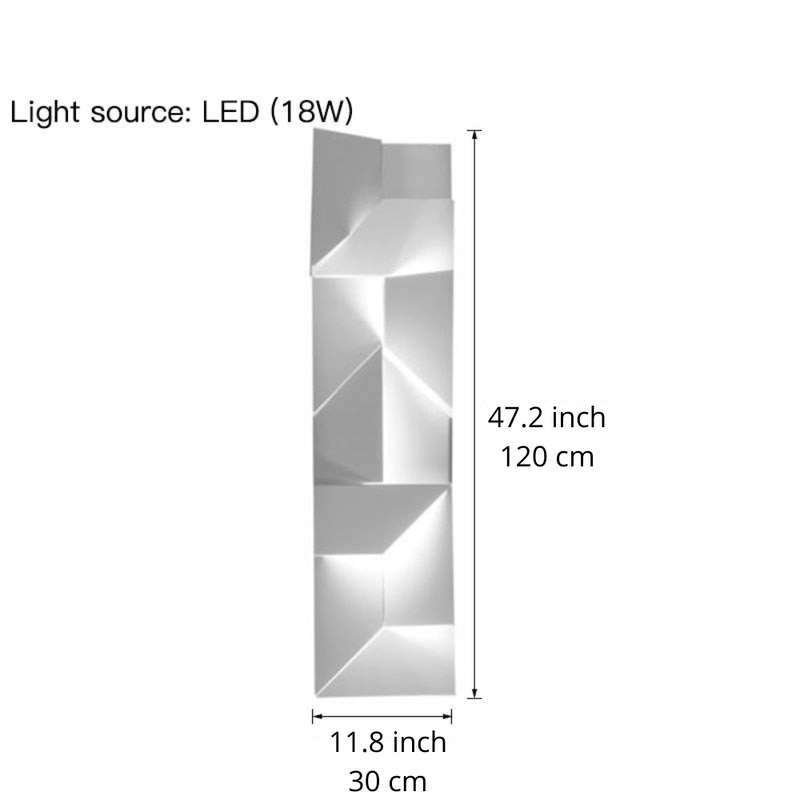 Geometric Mural Wall Lamp