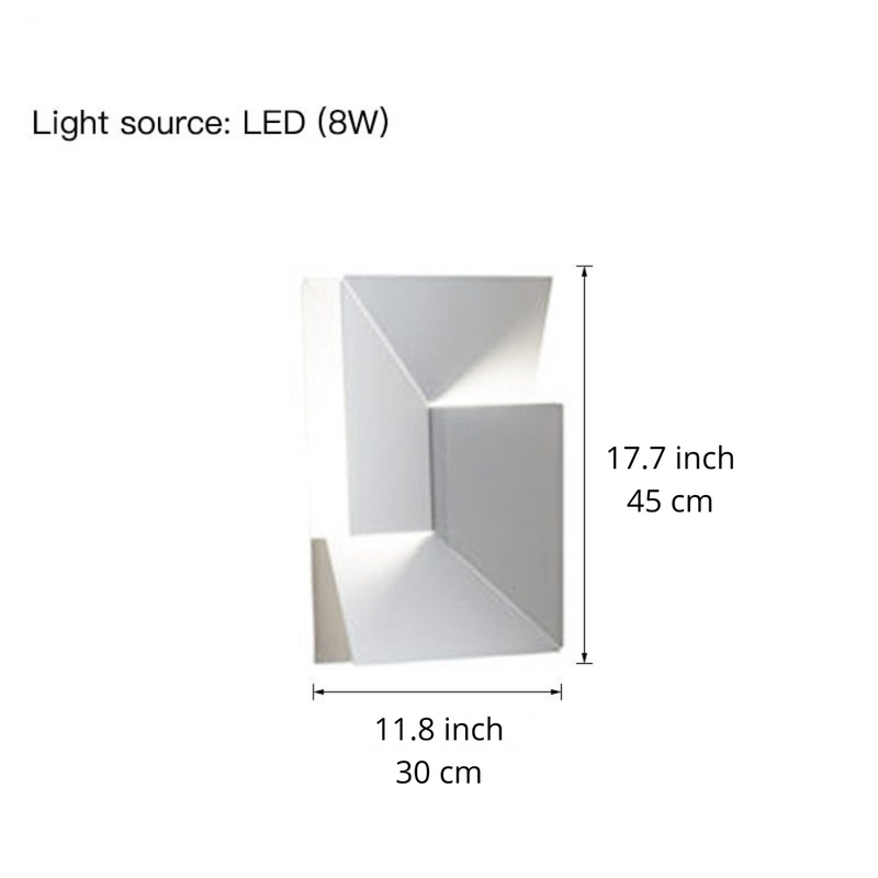 Geometric Mural Wall Lamp