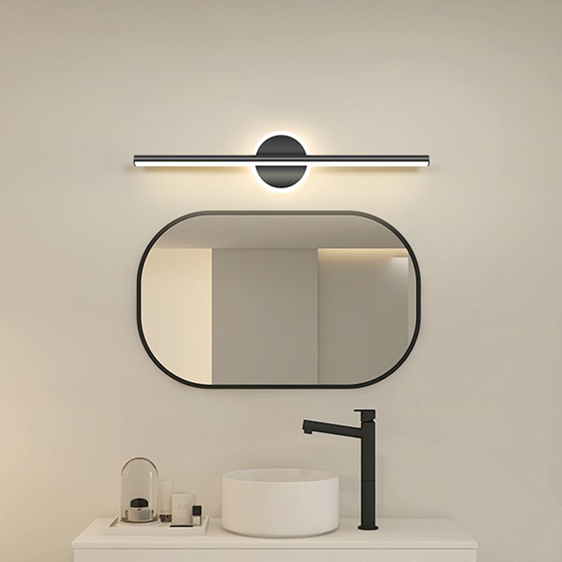 Minimalist Mirror Front Vanity Wall Lamp Black/Gold