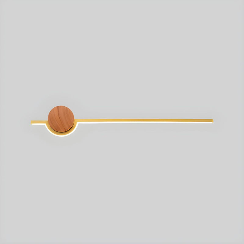 Nordic Linear Vanity Wall Lamp, Black/White/Gold, Bedroom