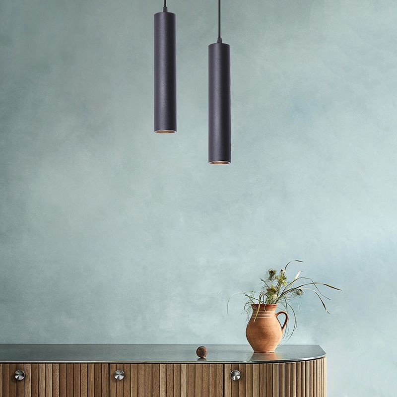 Cylinder Shape Linear Pendant Light