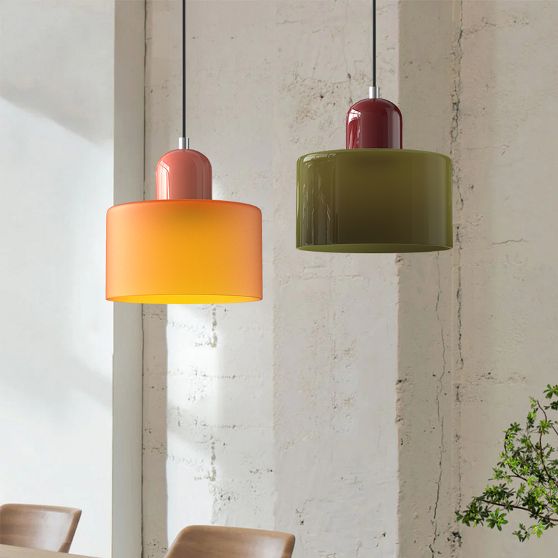 Small Glass Pendant Light
