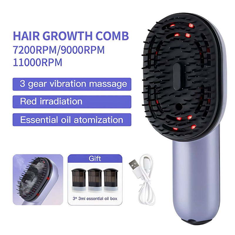 Red Light Steam Brush Pro