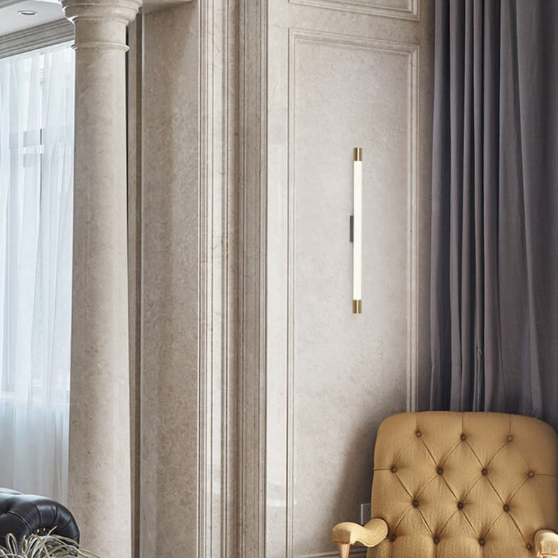 Contemporary Simple Vanity Thin Tube LED Wall Sconce Lamp