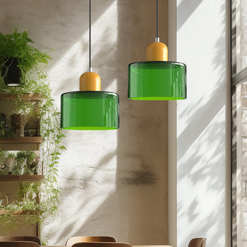 Small Glass Pendant Light
