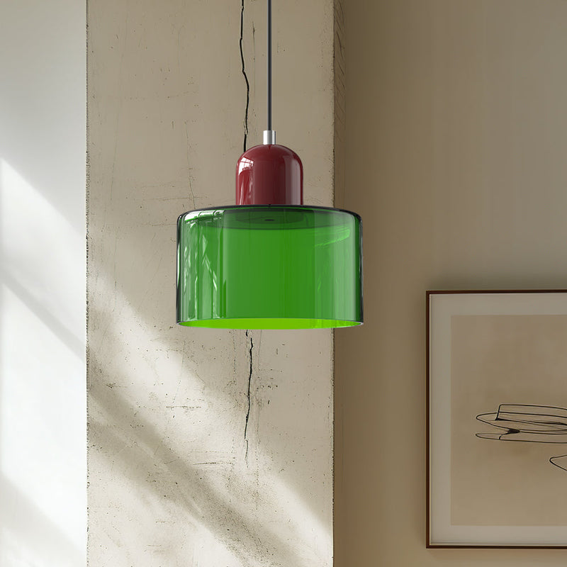 Small Glass Pendant Light