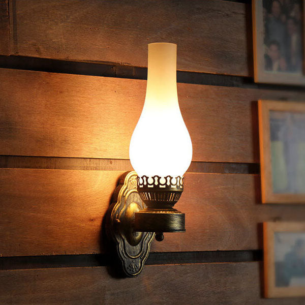 Vintage Kerosene Wall Sconce Lamp