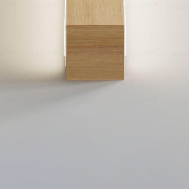 Japanese Minimalist Wood Strip LED Wall Sconce Lamp