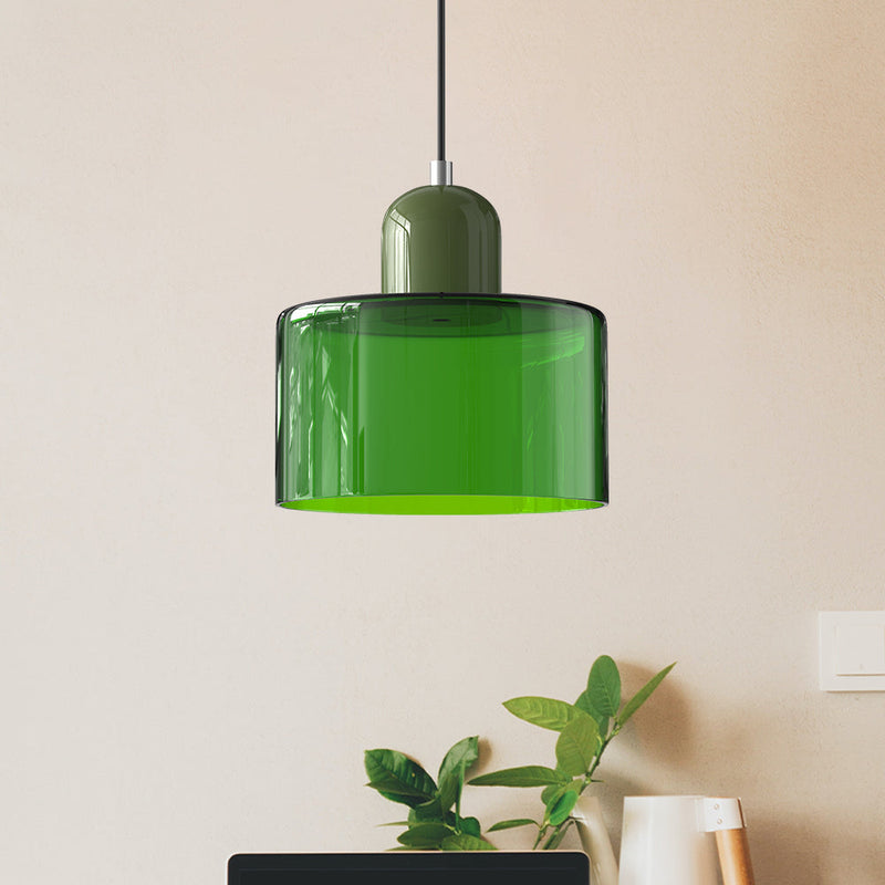 Small Glass Pendant Light