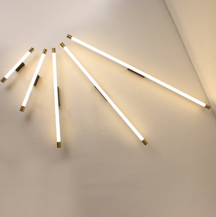 Contemporary Simple Vanity Thin Tube LED Wall Sconce Lamp