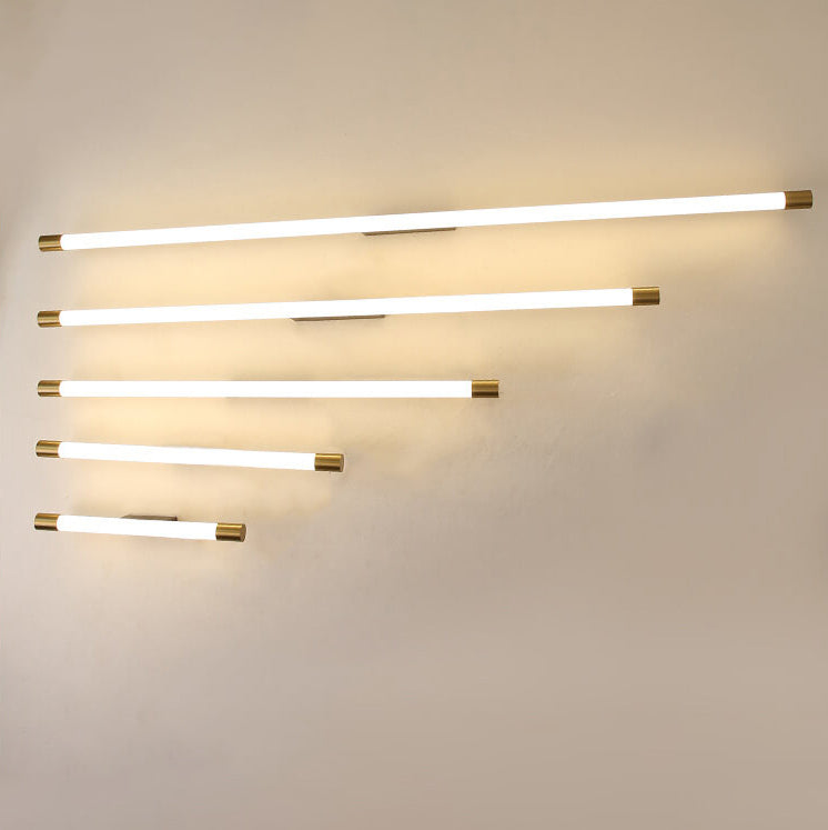Contemporary Simple Vanity Thin Tube LED Wall Sconce Lamp