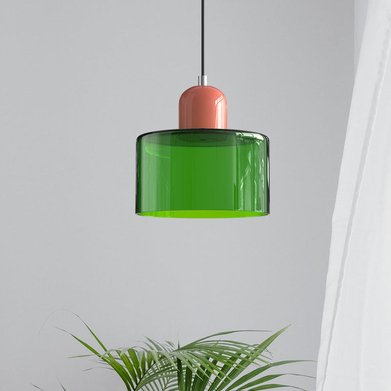 Small Glass Pendant Light