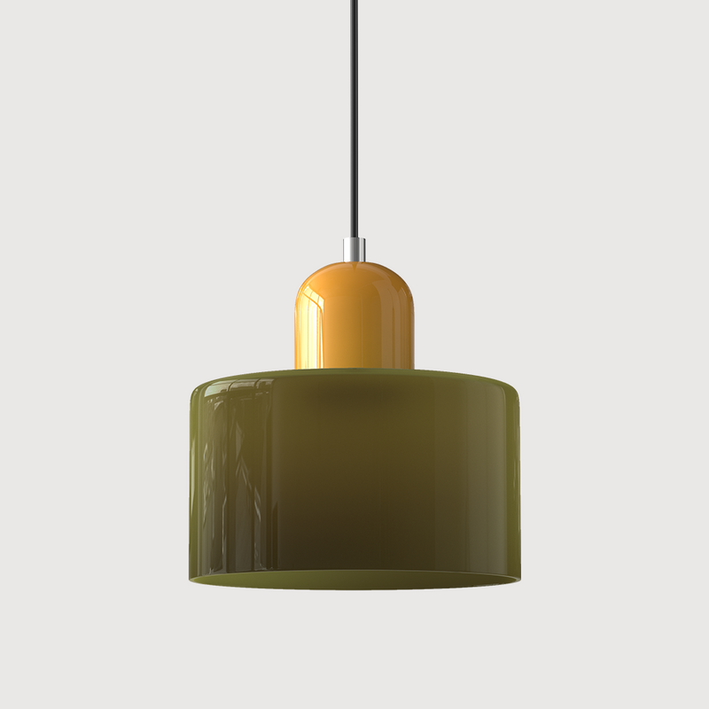 Small Glass Pendant Light