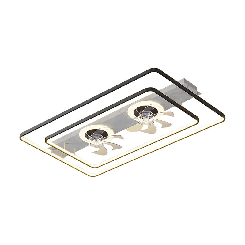Rectangular Bladeless Ceiling Fan