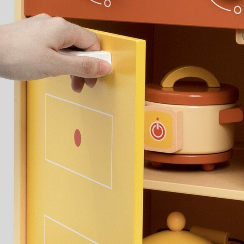 Kinder-Küchenset aus Holz zum Rollenspiel