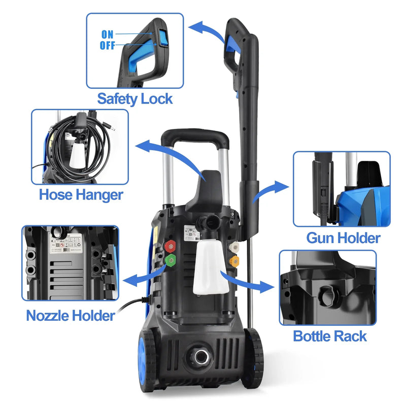 Portable Pressure Washer with Water Tank