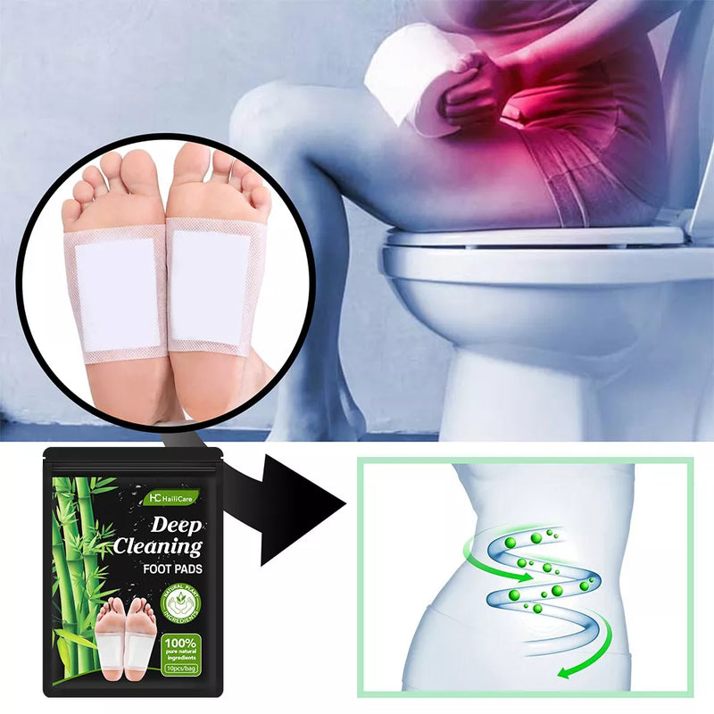Detox Foot Pads 100 Pcs Natural Herbal Cleansing Patches