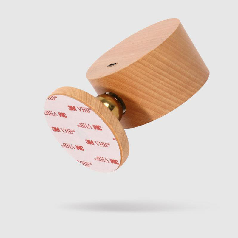 Minimalist Wooden USB Rechargeable Touch Magnetic LED Night Wall Sconce Lamp Light