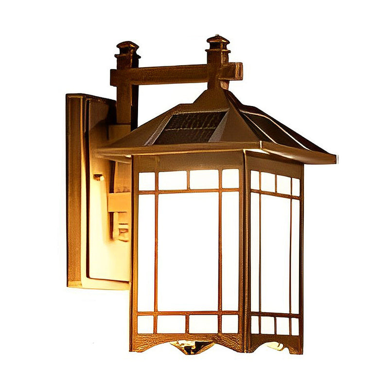 LED Retro Vintage Solar Wall Lamp