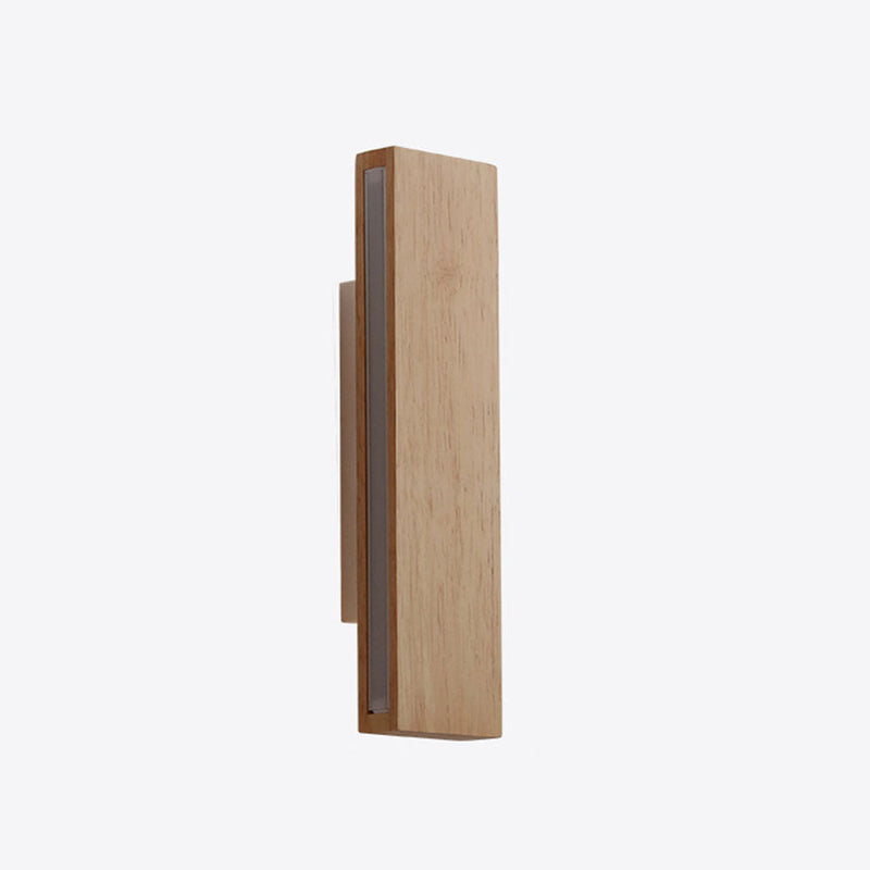Japanese Minimalist Rotatable Log LED Wall Sconce Lamp