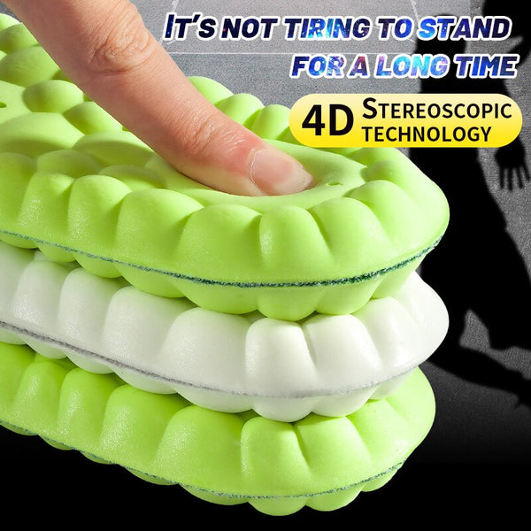 4D Latex Sport Support Insoles for Running