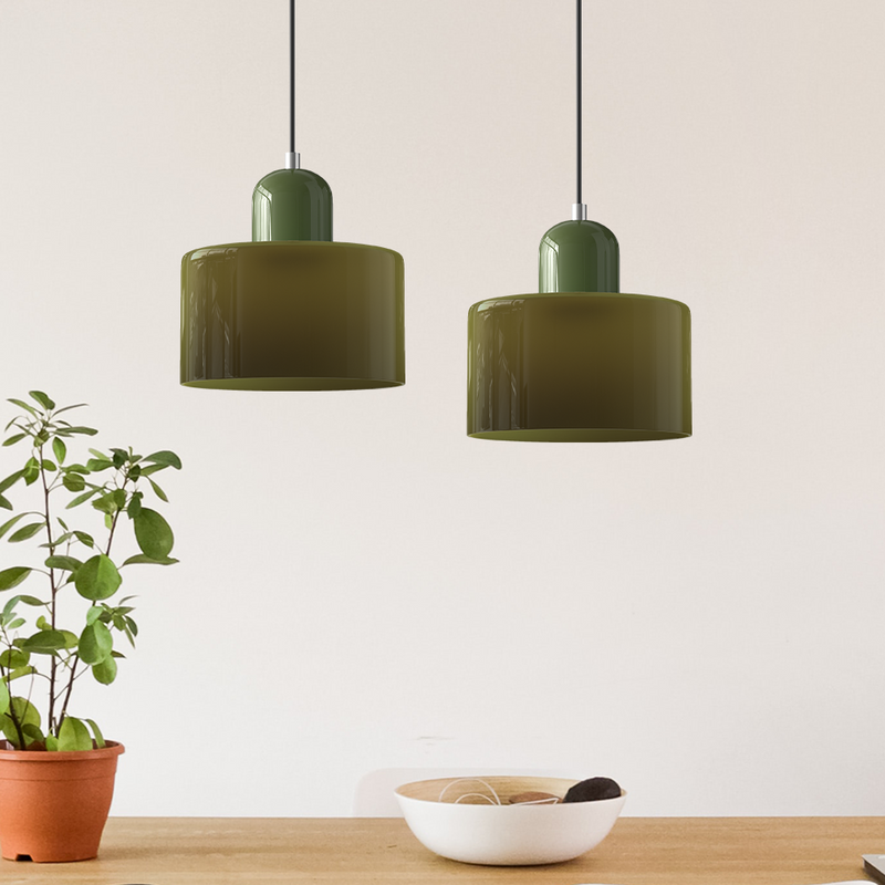 Small Glass Pendant Light