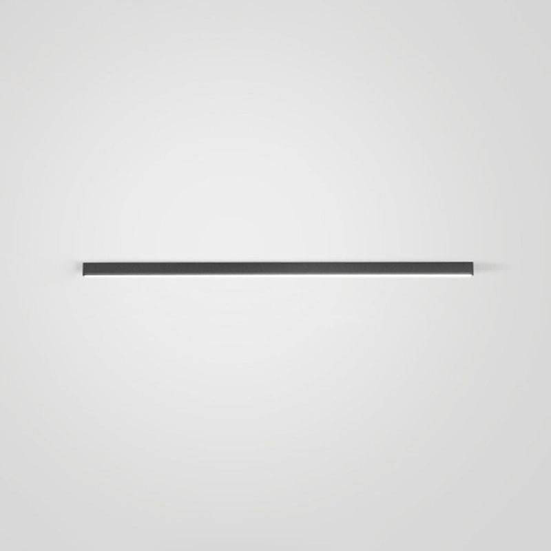 Linear Modern LED Black Metal Flush Mount Ceiling Light