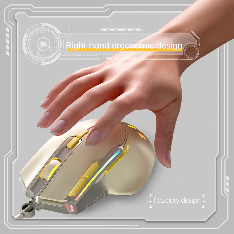 Dual Mode Gaming Mechanical Mouse