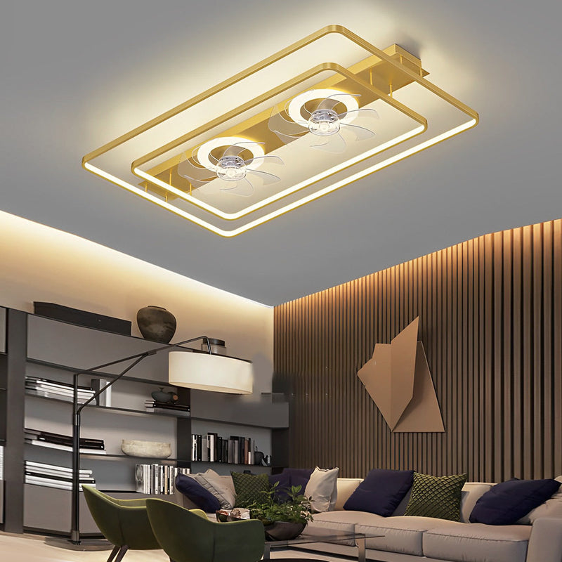 Rectangular Bladeless Ceiling Fan