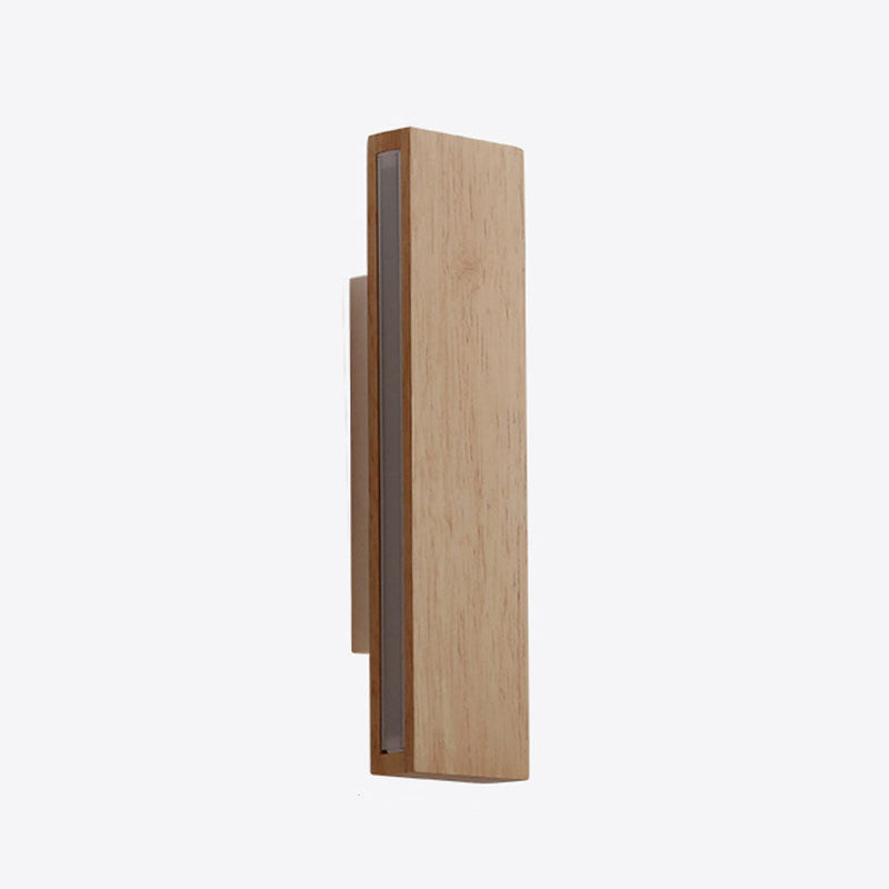 Japanese Minimalist Rotatable Log LED Wall Sconce Lamp