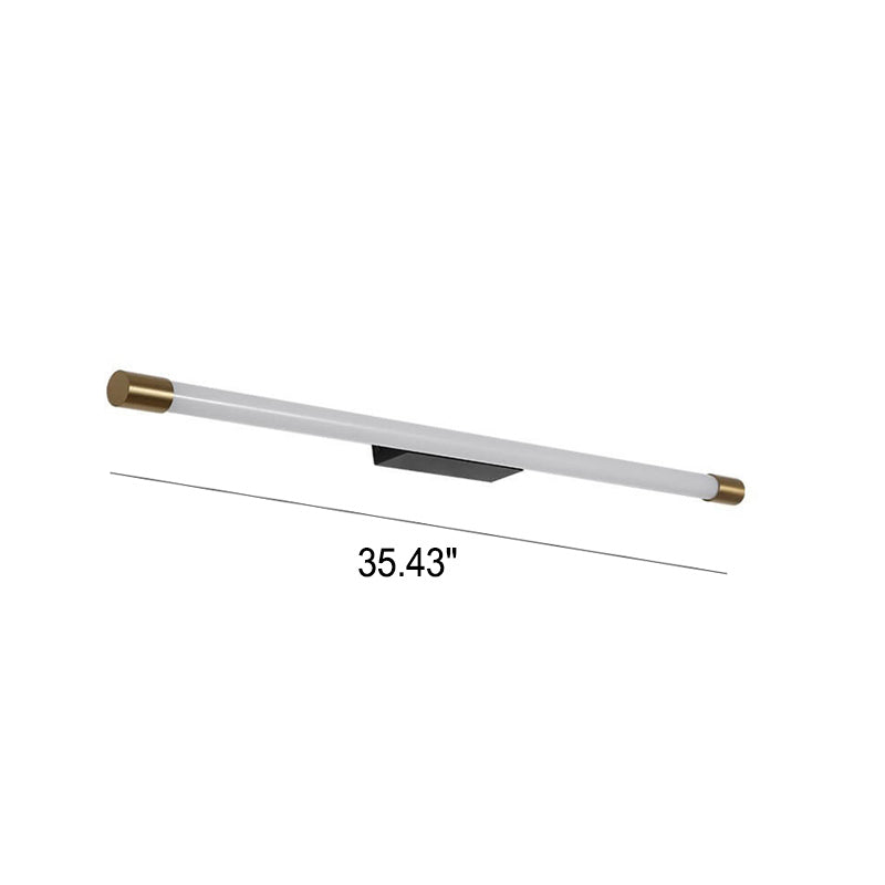 Contemporary Simple Vanity Thin Tube LED Wall Sconce Lamp