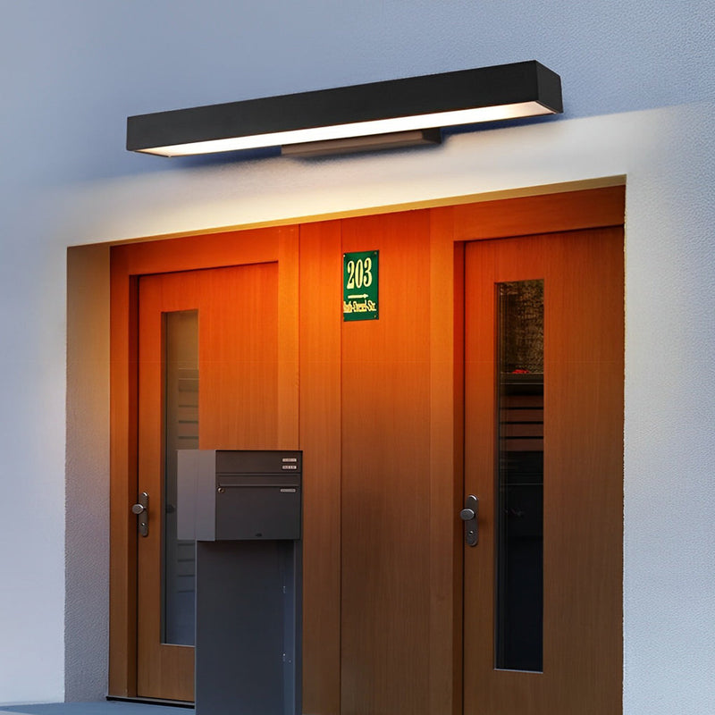 Rectangular Motion Sensor Wall Lamp