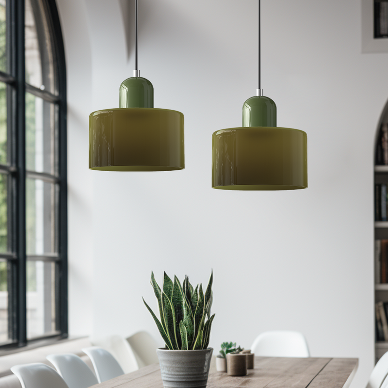 Small Glass Pendant Light