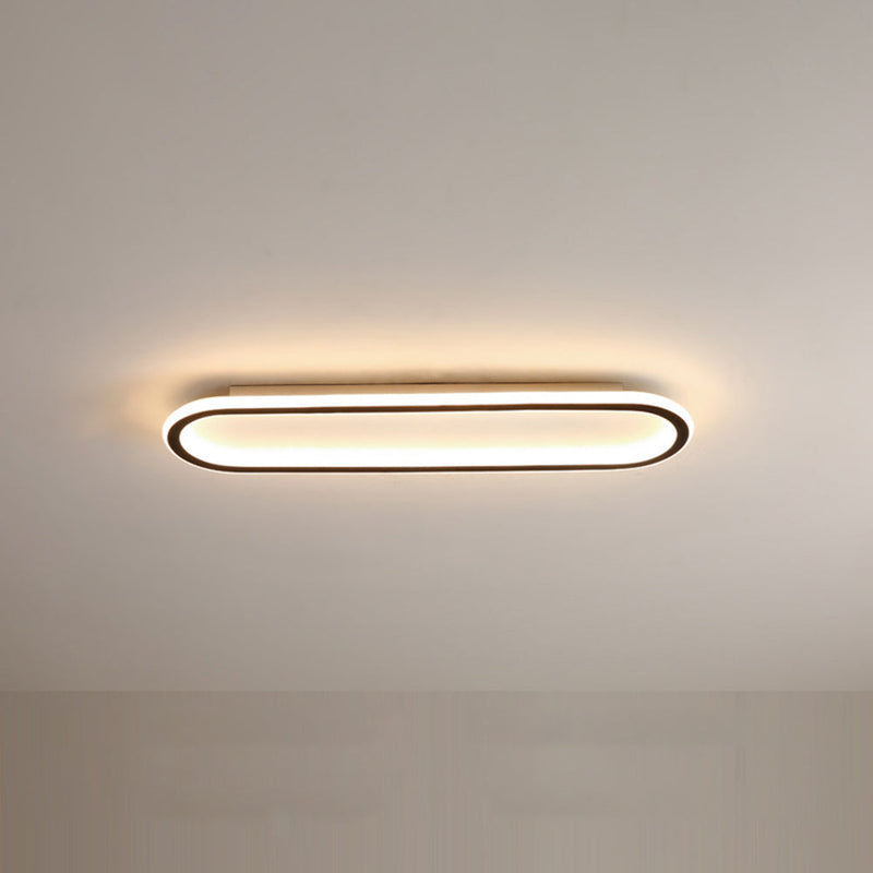 Minimalist Rectangular Flush Mount Ceiling Light