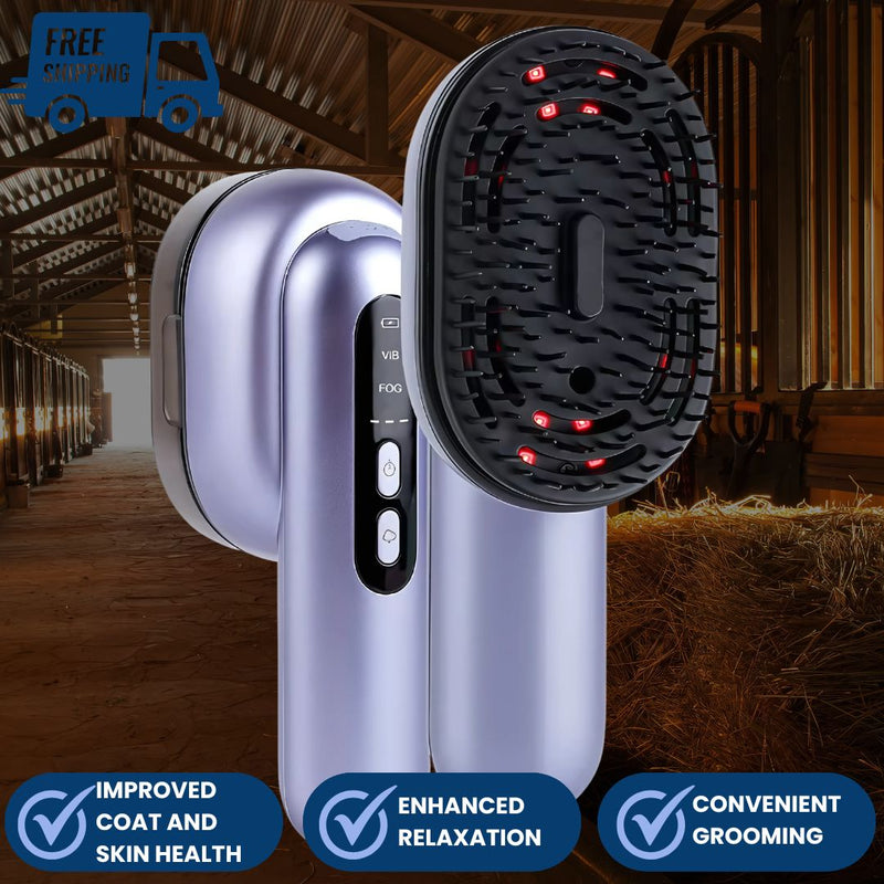 Red Light Steam Brush Pro