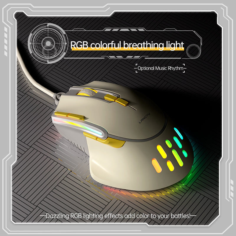 Dual Mode Gaming Mechanical Mouse