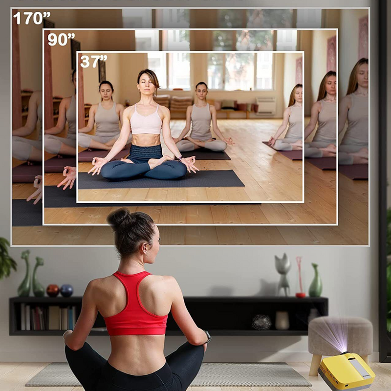 Portable HD Mini Smart USB Projector for Multi-Device Connectivity