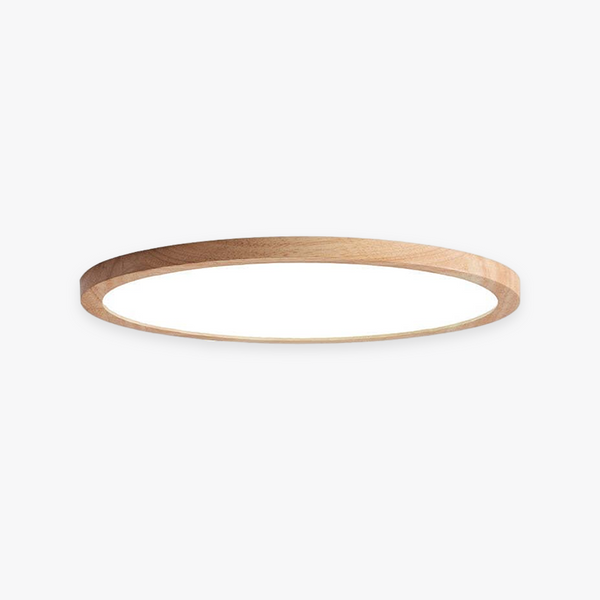 Modern Wood Round Flush Mount Ceiling Lights Living Room