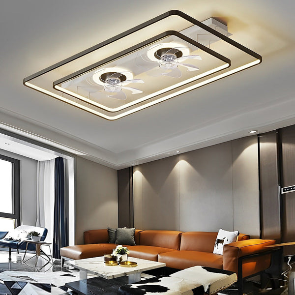Rectangular Bladeless Ceiling Fan